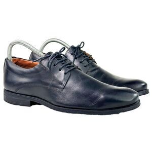 Giorgio Brutini Oxford Shoes Mens Sz 9 Black Hubert Le Glove Leather Brazil